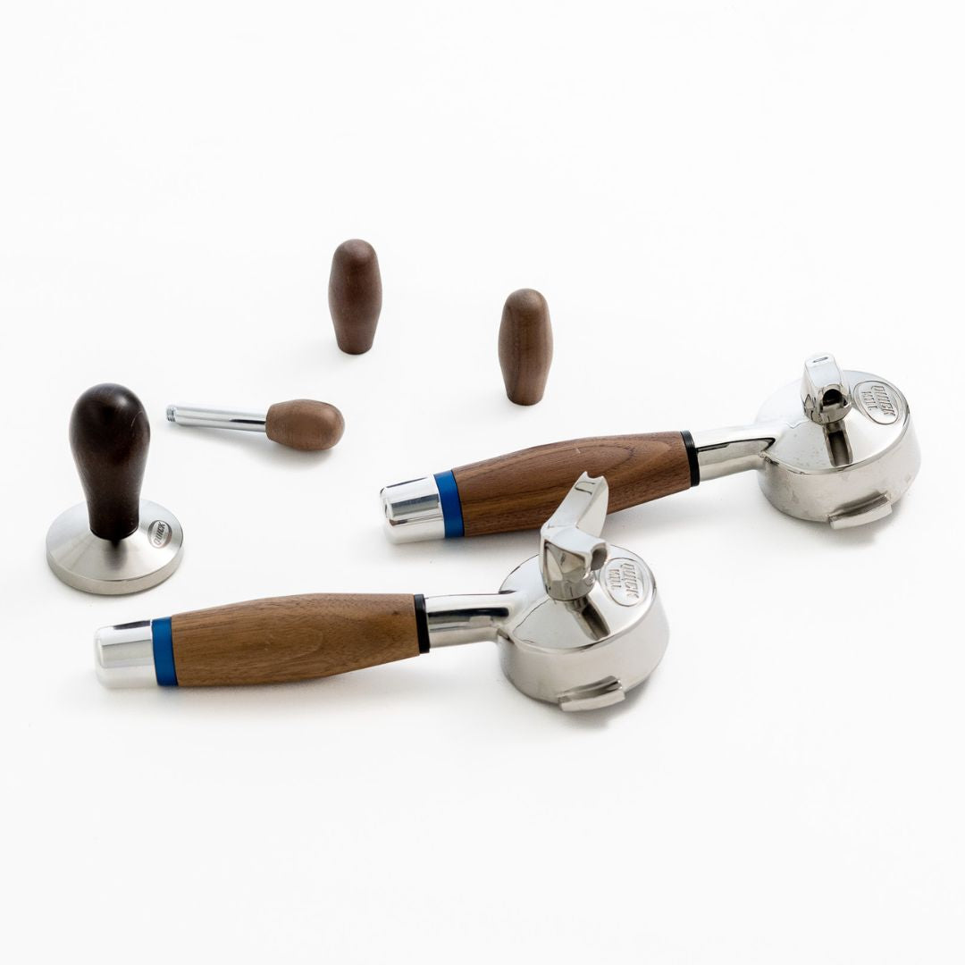 Quick Mill Timber Portafilter set with Stainless Steel head