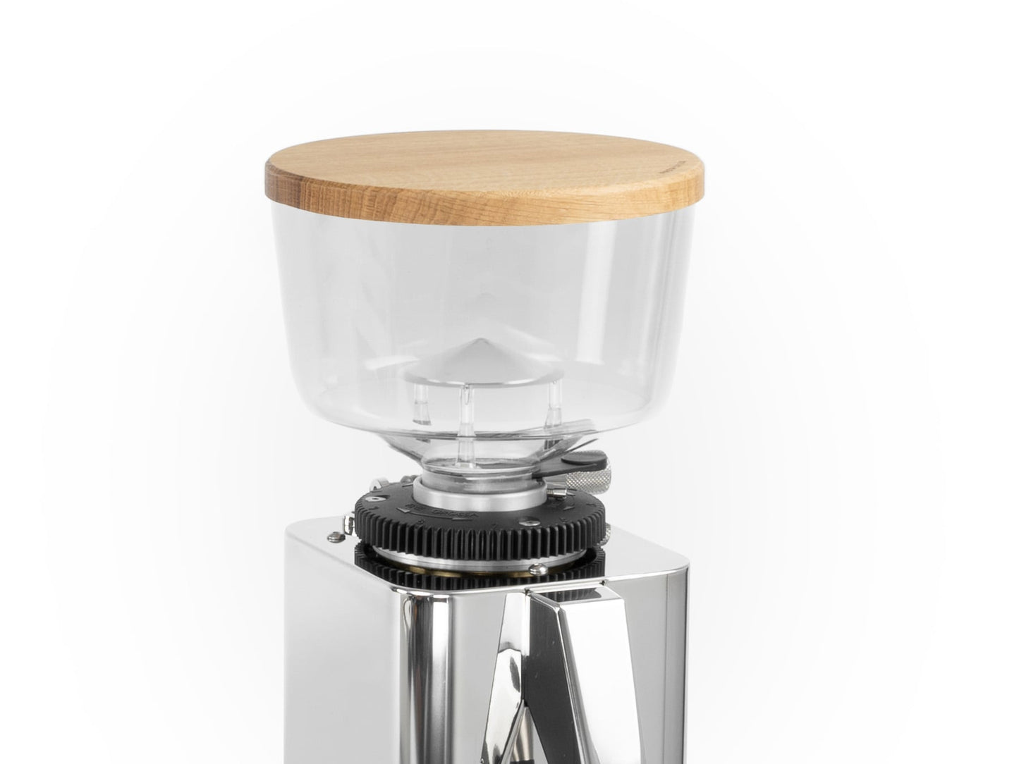 Real Wood Lid for ECM S64 Grinder