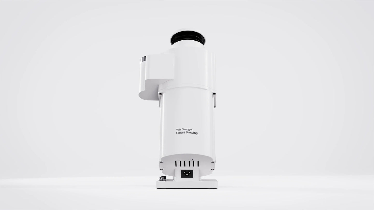 Wendougee Milo Play Coffee Grinder White showcasing its sleek design and functionality.