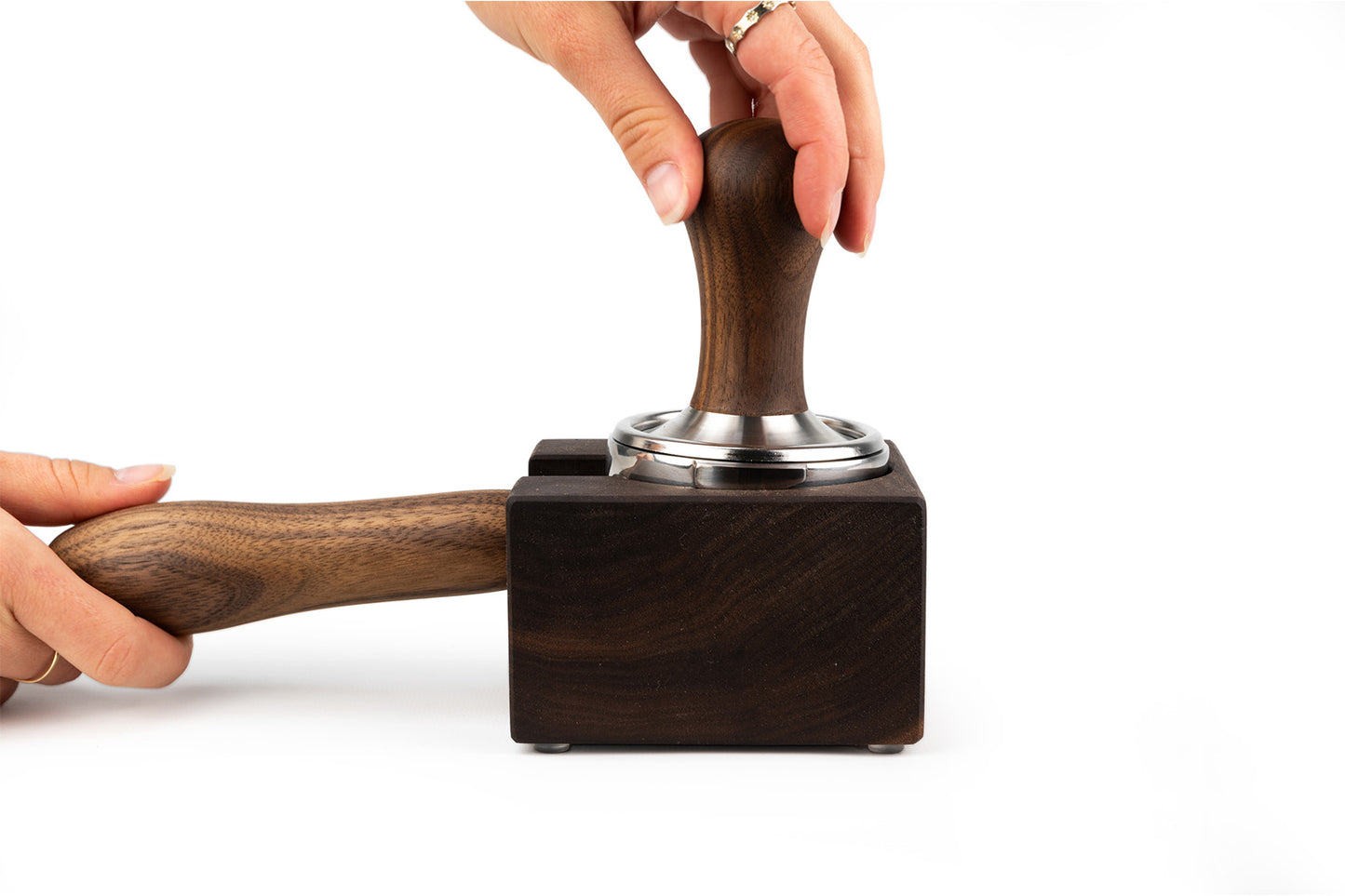 Brewspire Tamping Block Walnut