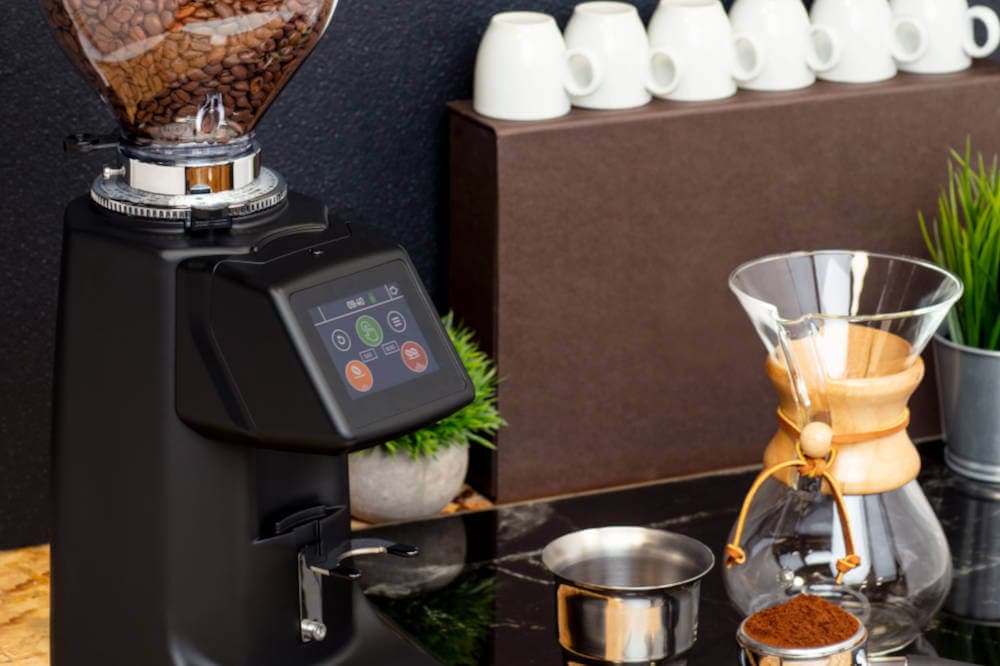 Quamar M80 Touch Plus Coffee Grinder - {{ Espresso_Connect }}