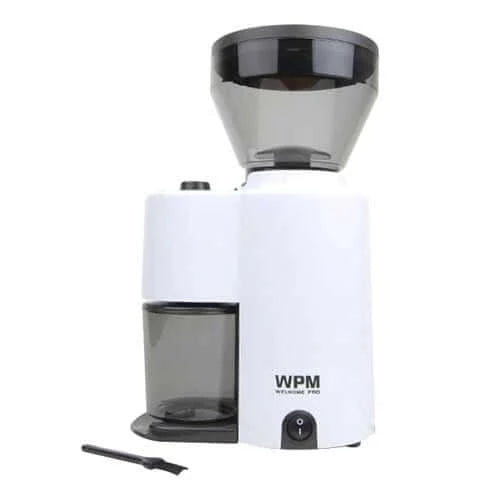 WPM Domestic Coffee Grinder (White) - {{ Espresso_Connect }}