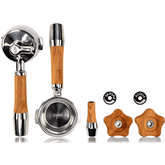 ECM Olive Wood Rotary Set (Part Number: ECM-89487) - {{ Espresso_Connect }}