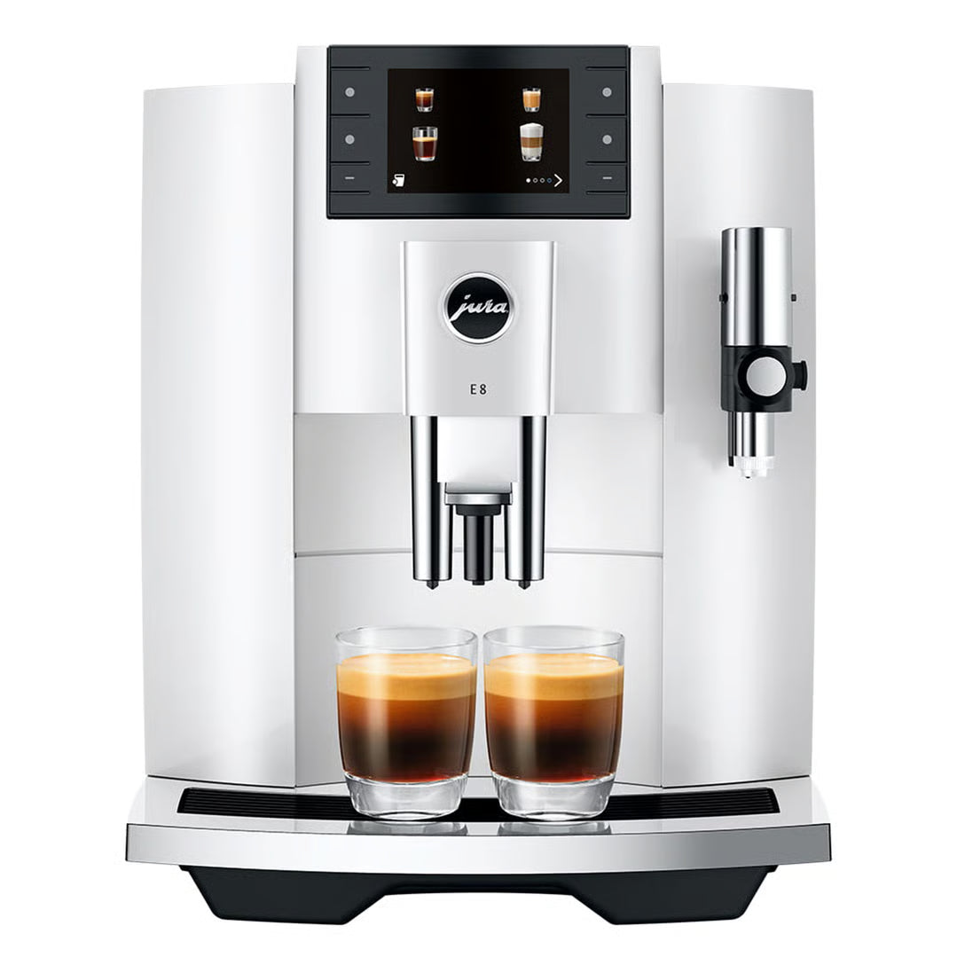 Jura E8 Piano Coffee Machine WHITE