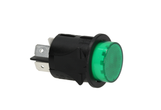 Bezzera ON/OFF Round Switch Green