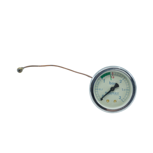 Rocket Steam Gauge WHITE FACE