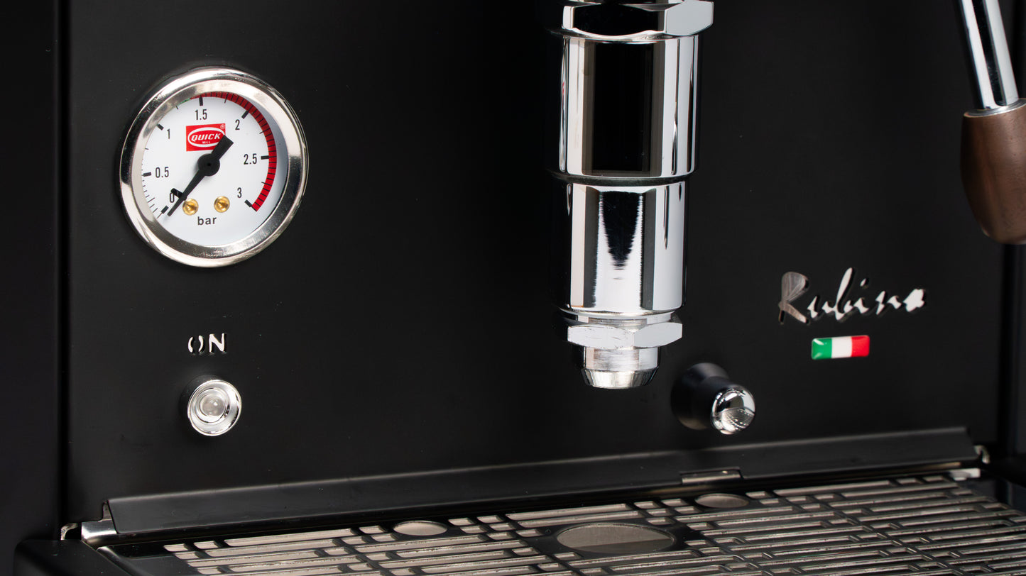 Quick Mill Rubino Luxe Espresso Machine Black