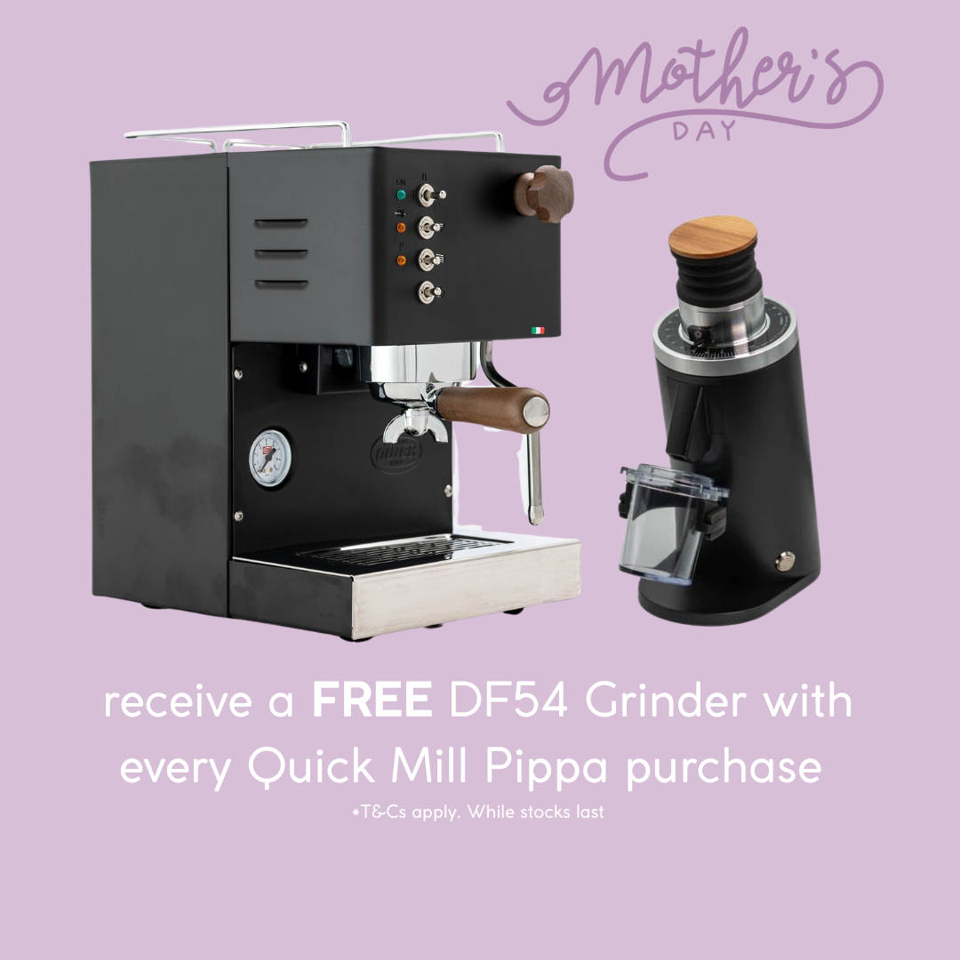 Quick Mill Pippa & DF54 Grinder (BLACK)