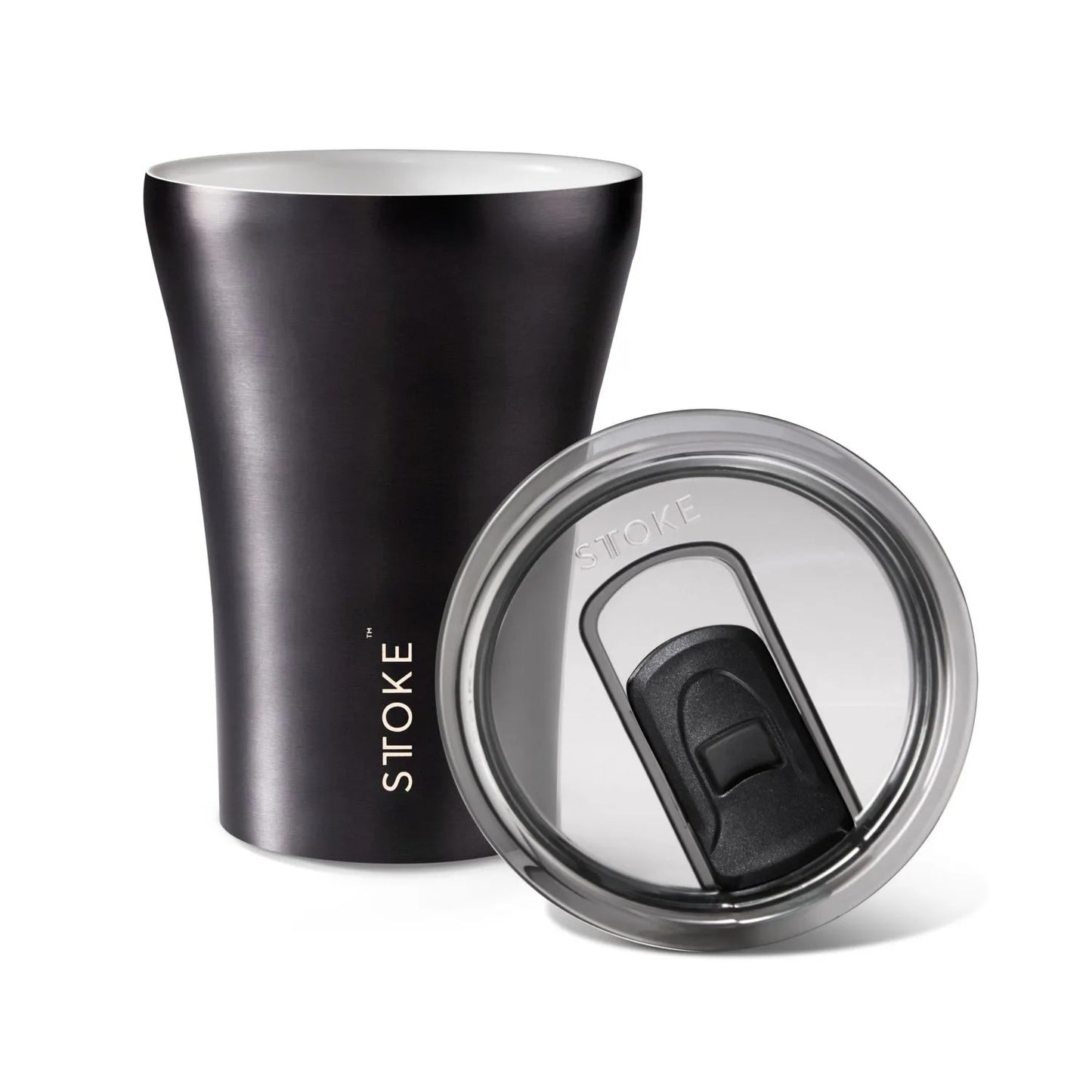 Sttoke 8 oz Reusable Ceramic Coffee Cup