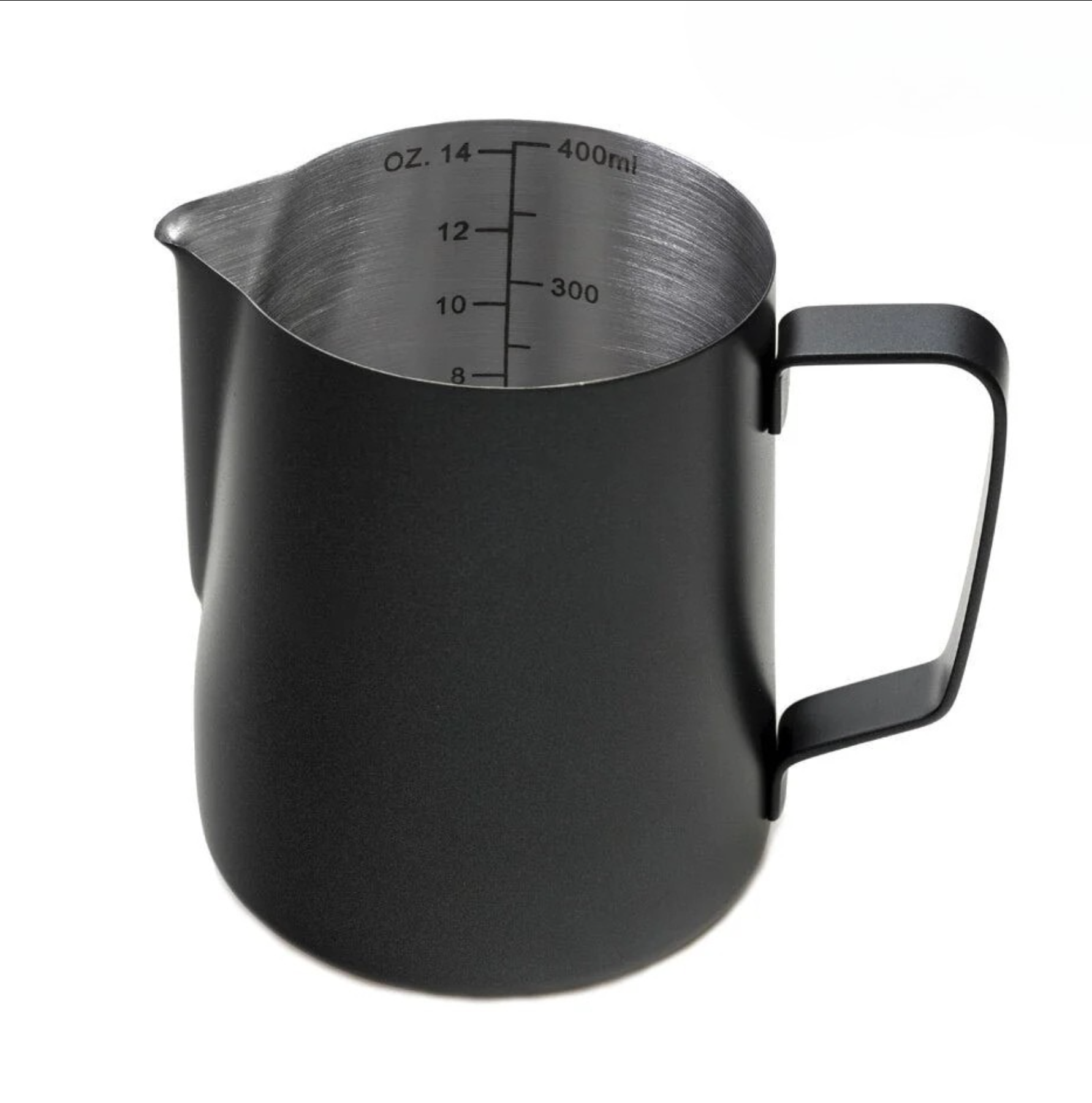 Barista Progear 400ml Black Milk Jug