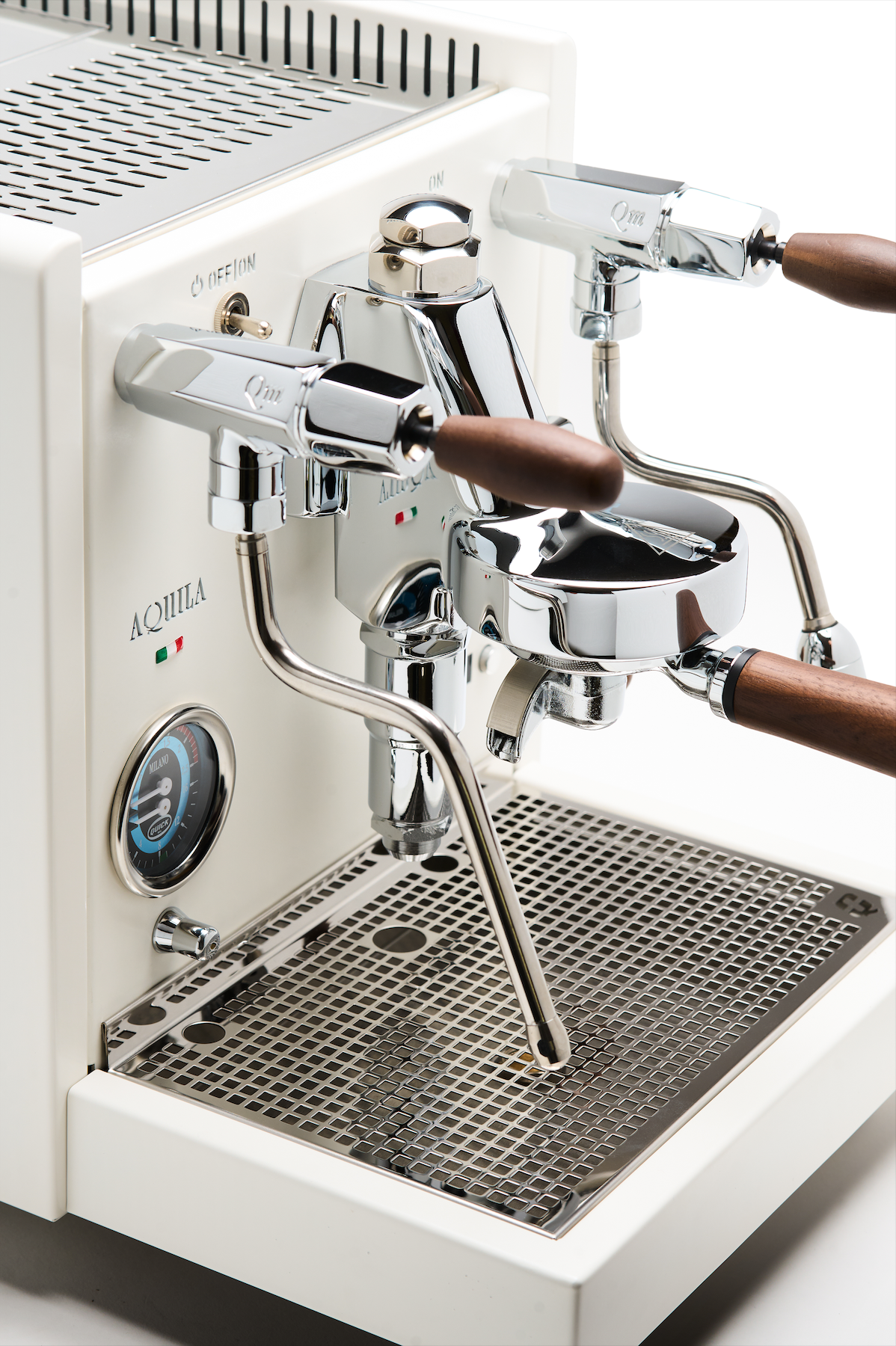 Quick Mill Aquila Profi White Coffee Machine