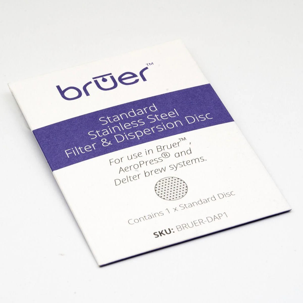 BRUER FINE COFFEE FILTER DISK S/S