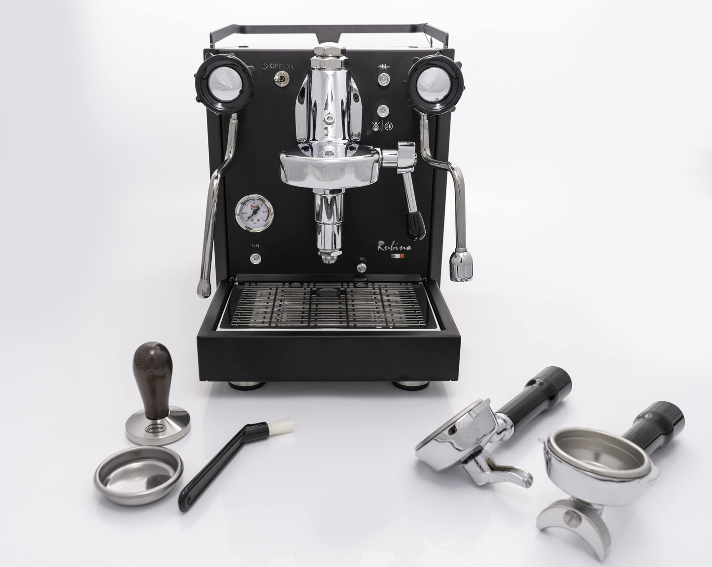 Quick Mill Rubino Black Espresso Coffee Machine