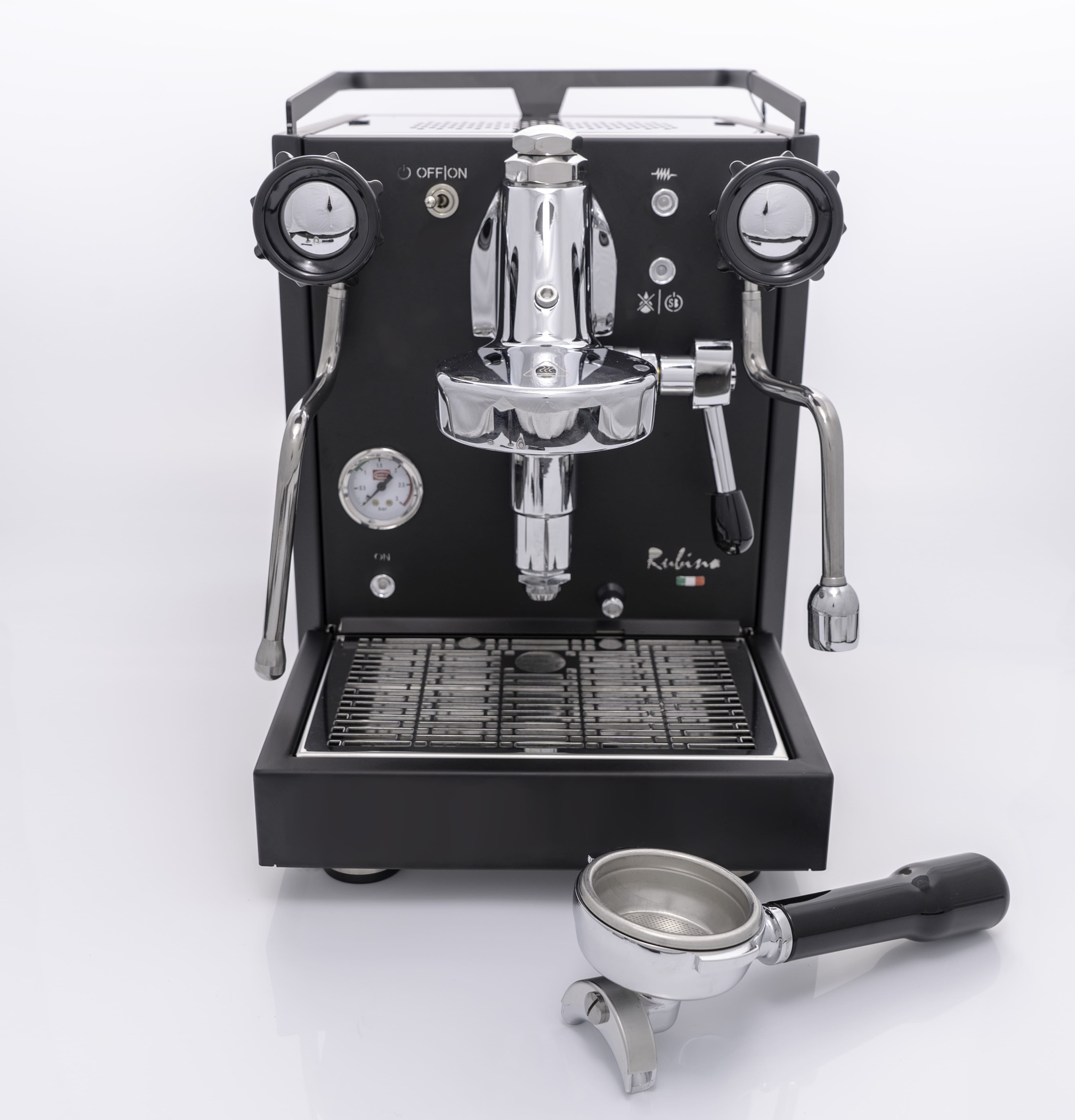 Quick Mill Rubino Black Espresso Coffee Machine