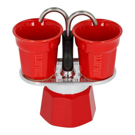 Bialetti Mini Express 2 Cup with 2 Ceramic Cups - {{ Espresso_Connect }}