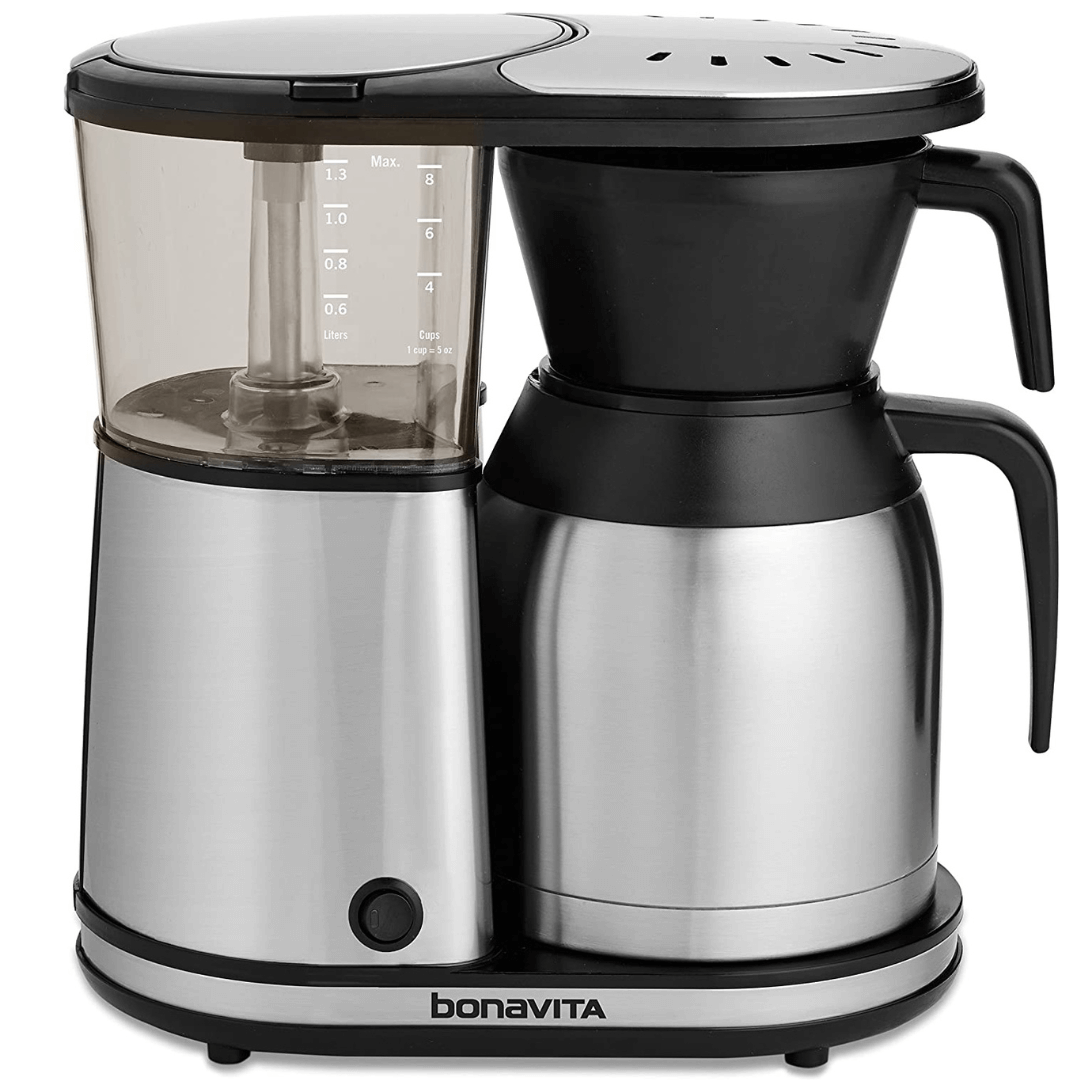 Bonavita BV1900TS 8-Cup Carafe Coffee Brewer Stainless Steel - {{ Espresso_Connect }}