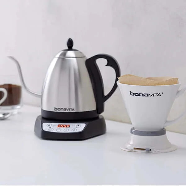 Bonavita 1.0L Variable Temp Gooseneck Kettle - {{ Espresso_Connect }}