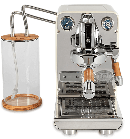 ECM Puristika 'Cream Coloured' Coffee Machine - {{ Espresso_Connect }}