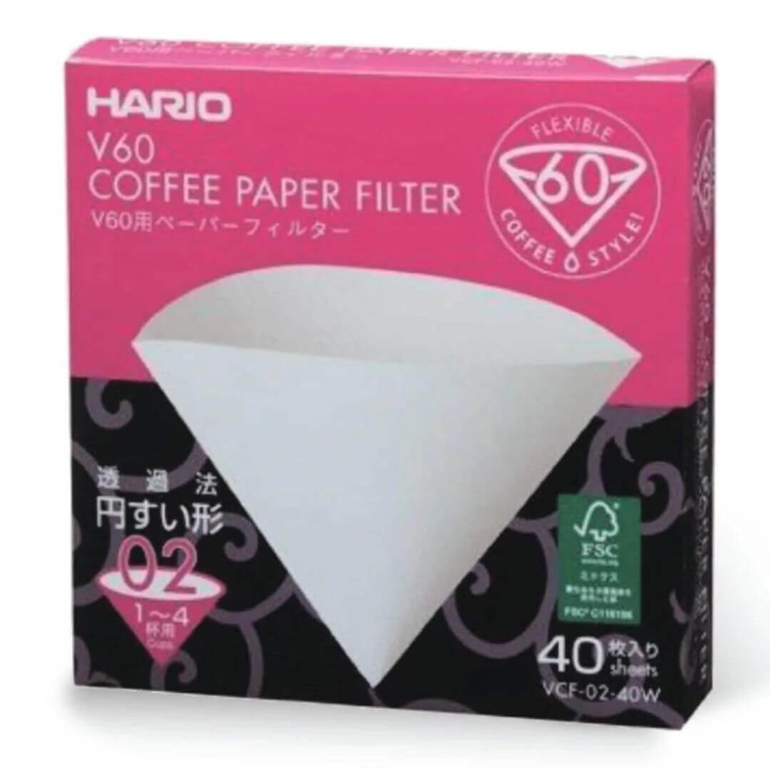 Hario V60 Coffee Paper Filters 3 Cup - {{ Espresso_Connect }}
