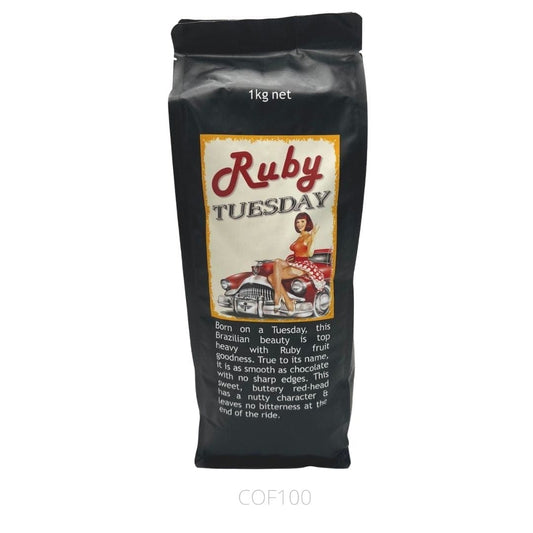 Coffee Beans Ruby Tuesday 1kg - {{ Espresso_Connect }}