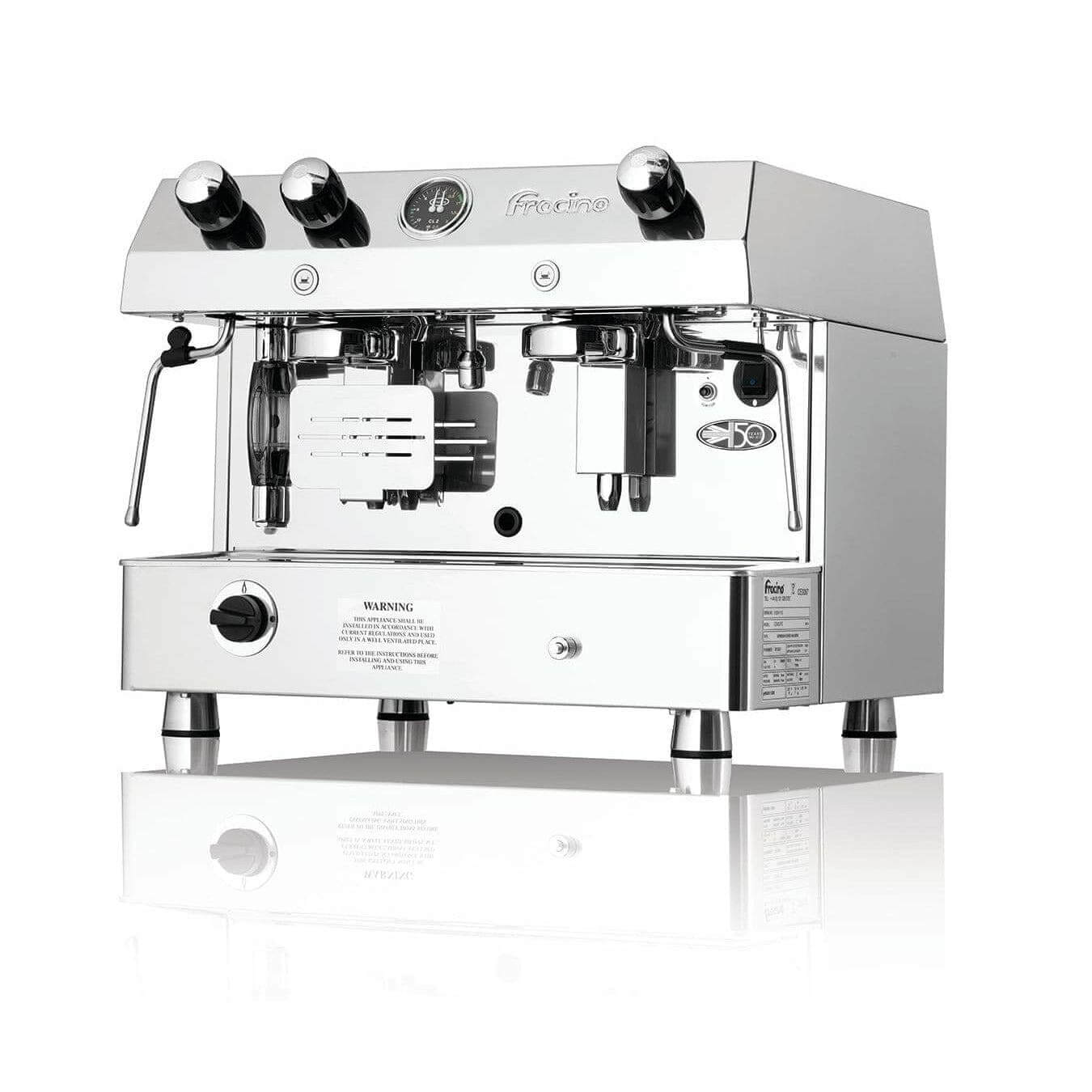 Fracino Volumteric Contempo 2 Group Gas Coffee Machine - {{ Espresso_Connect }}