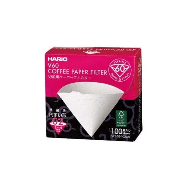 Hario V60 Coffee Paper Filters 2 Cup 100 Pack - {{ Espresso_Connect }}